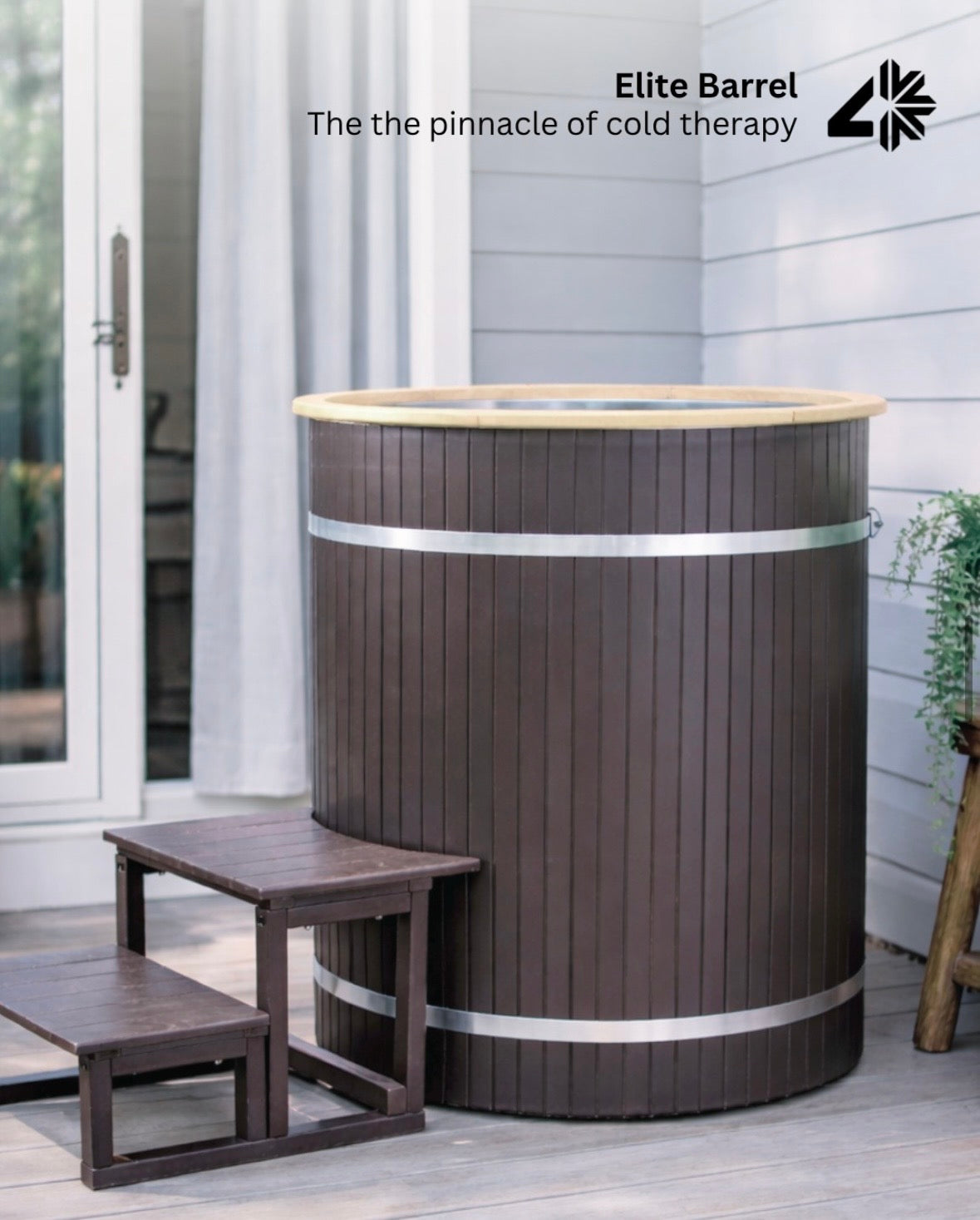 Eu4ric Elite Wood+Steel Cold Tub System